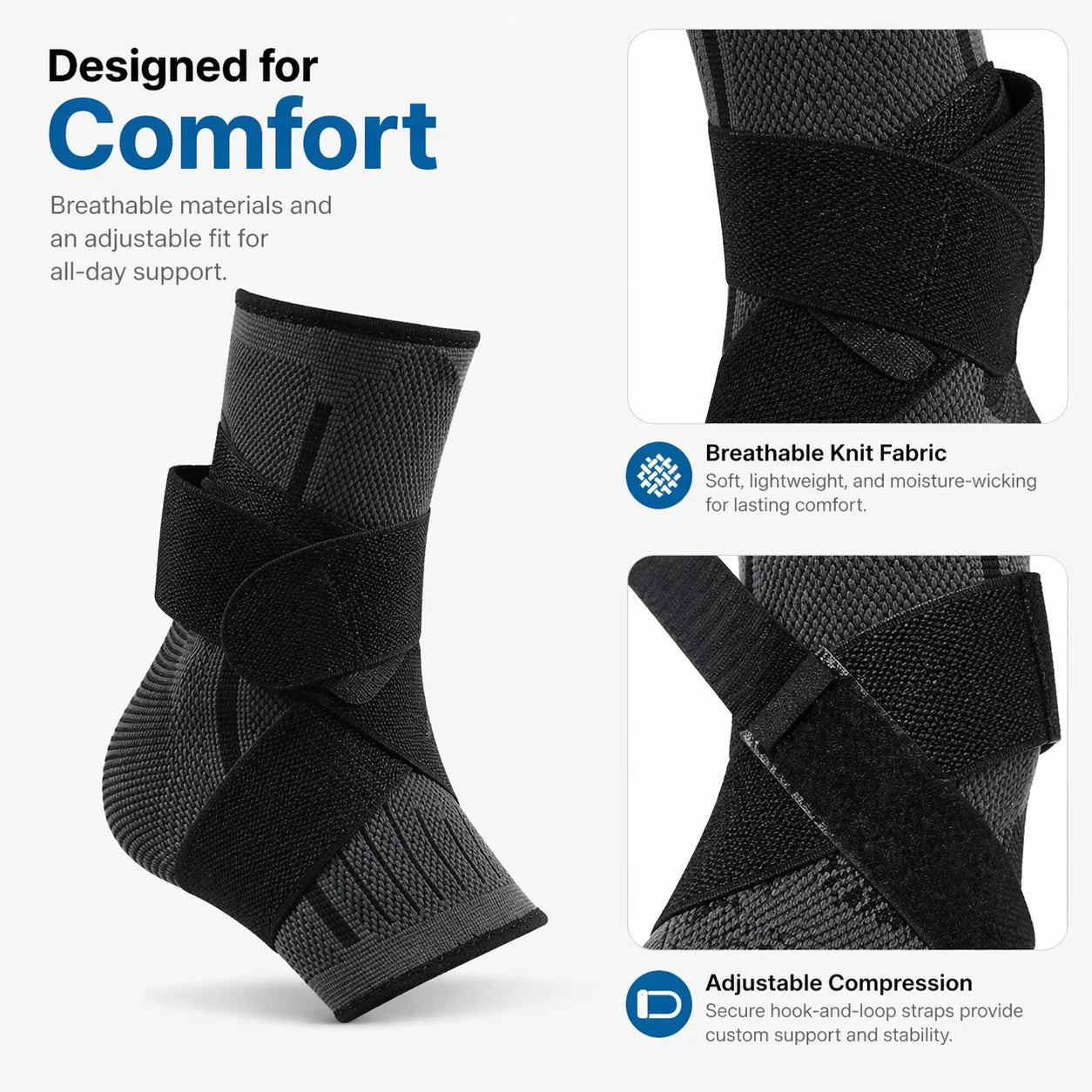 BodyForce Ankle Support Brace — Compression Sleeve - Accessories | BodyForce UK