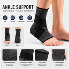 BodyForce Ankle Support Brace — Compression Sleeve - Accessories | BodyForce UK