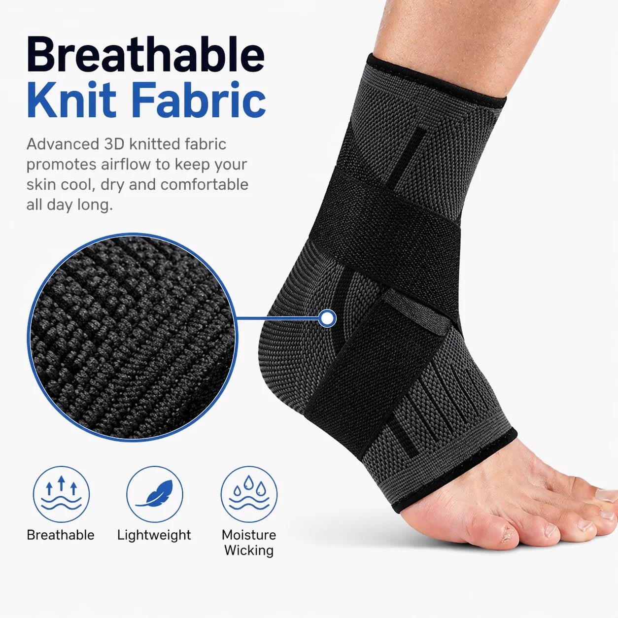 BodyForce Ankle Support Brace — Compression Sleeve - Accessories | BodyForce UK
