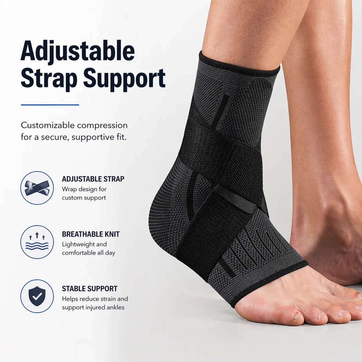 BodyForce Ankle Support Brace — Compression Sleeve - Accessories | BodyForce UK