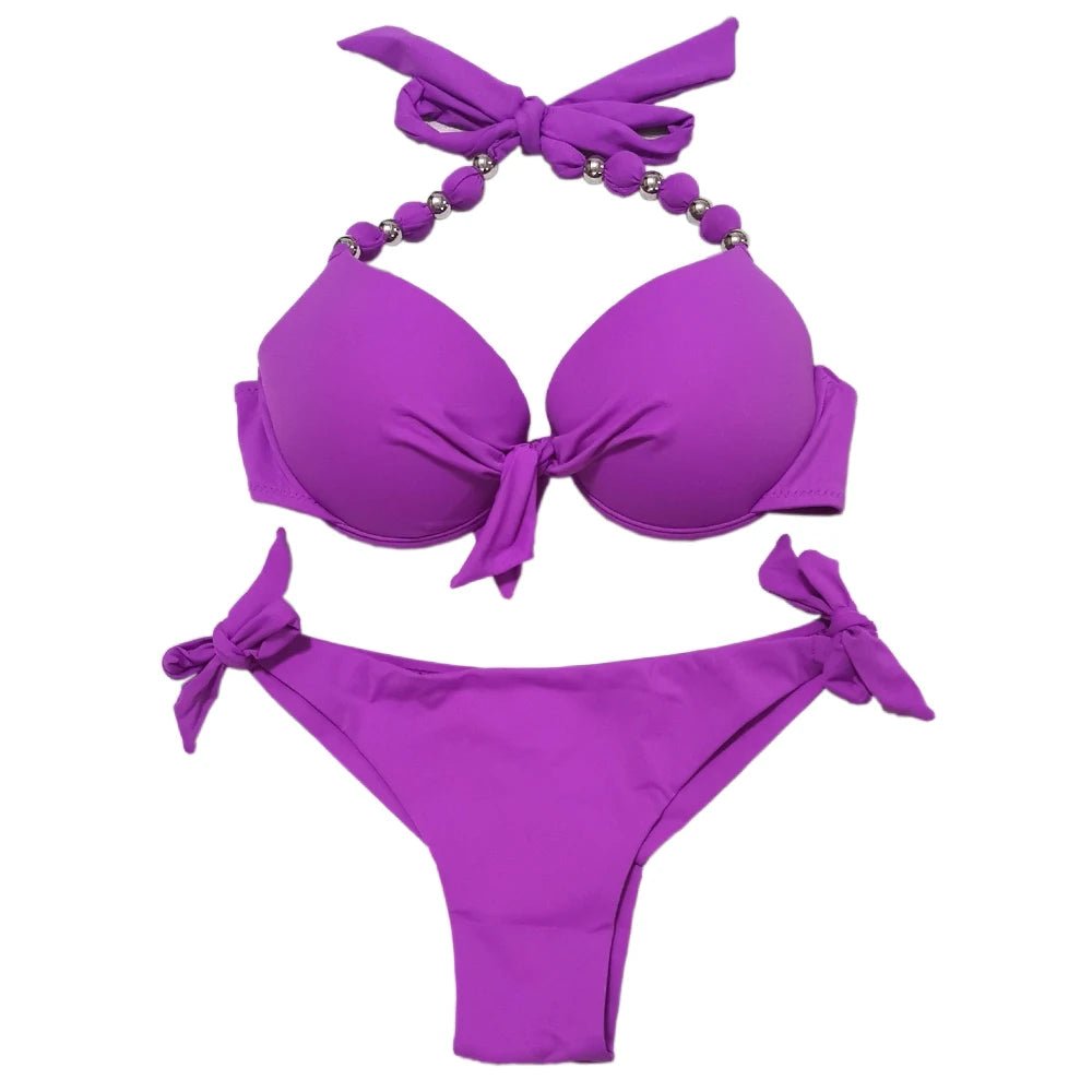 Women's Gainant Bikini Set | Brazilian Cut Bandage Swimsuit - Swimwear | BodyForce UK