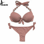 Women's Gainant Bikini Set | Brazilian Cut Bandage Swimsuit - Swimwear | BodyForce UK