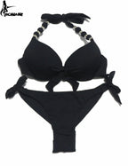 Women's Gainant Bikini Set | Brazilian Cut Bandage Swimsuit - Swimwear | BodyForce UK