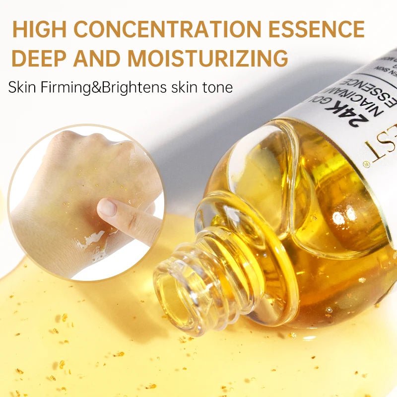Sérum Visage 24k Or & Acide Hyaluronique —Anti - Âge & Éclat - Soin Visage | BodyForce UK