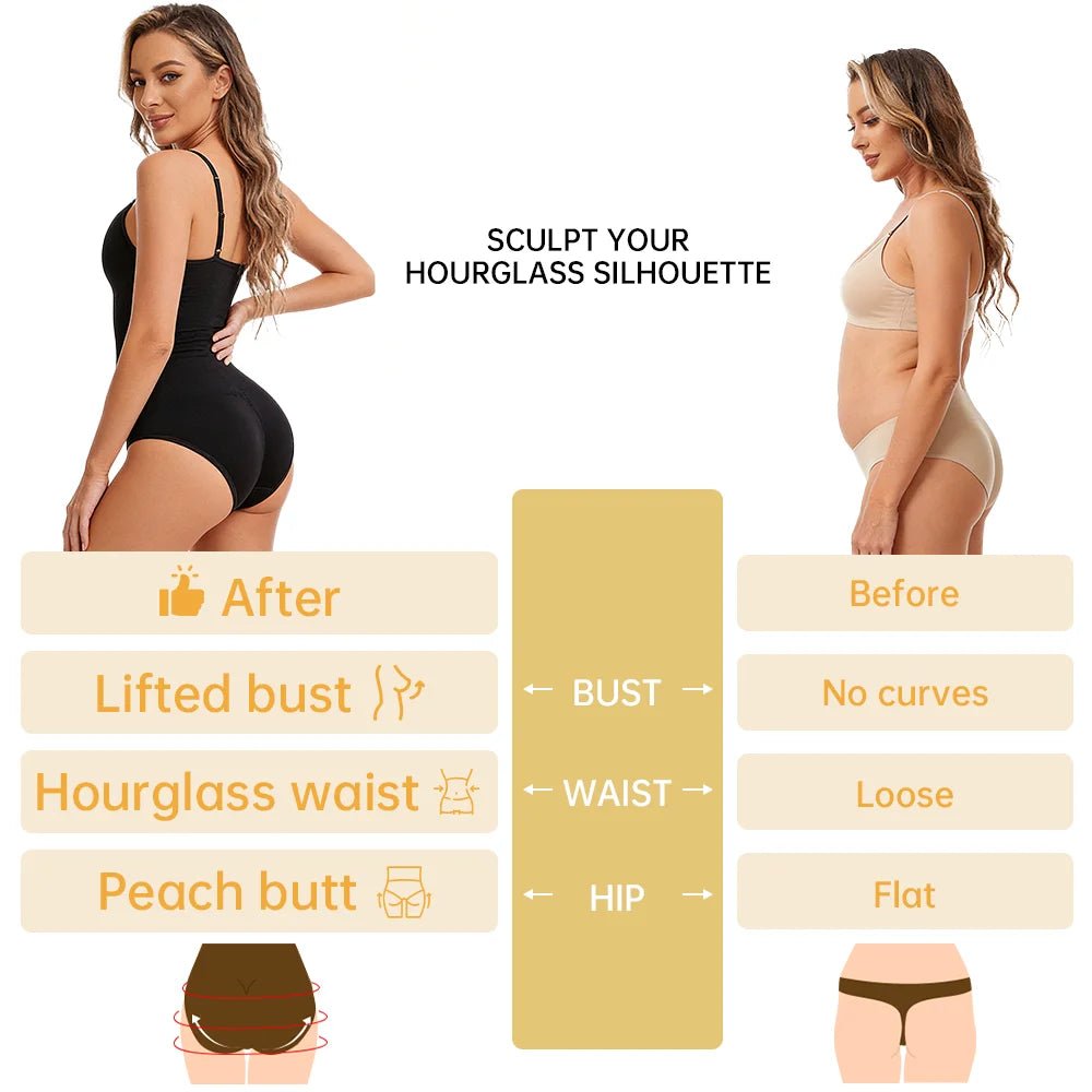 BodyForce Seamless Body Shaper — Butt Lifter Bodysuit - Apparel | BodyForce UK