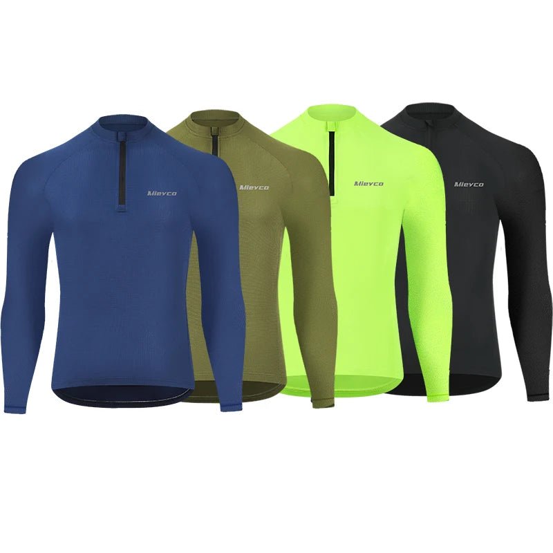 Men's Pro Team Long Sleeve Cycling Jersey | Breathable Bike Maillot - Cycling | BodyForce UK