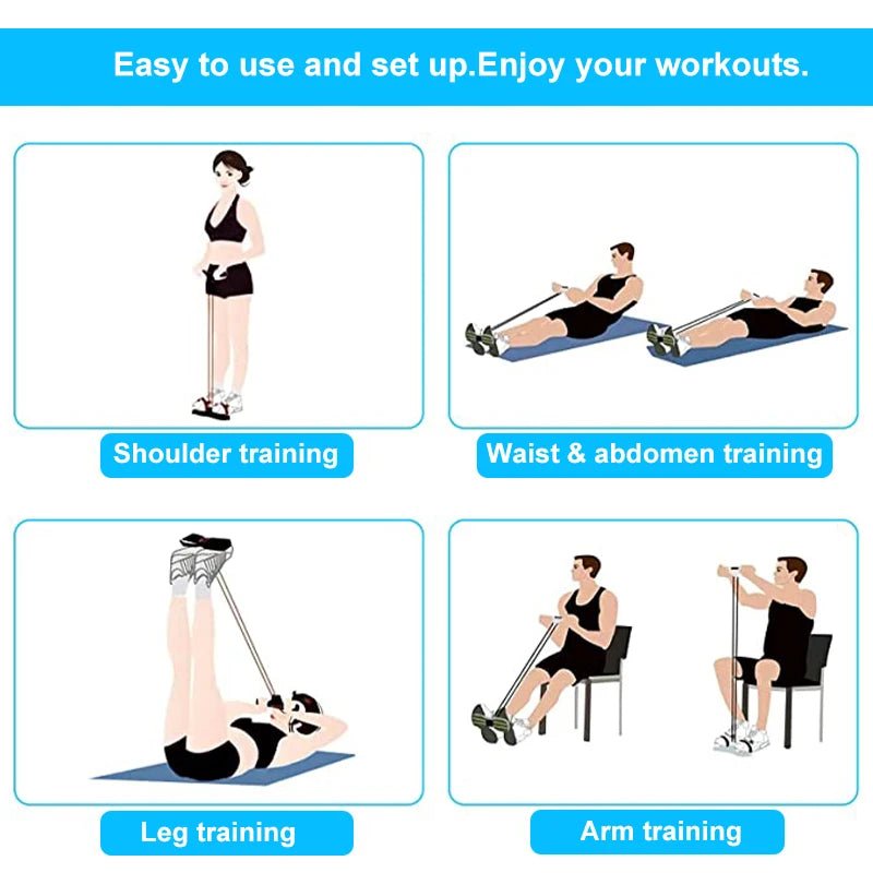 BodyForce 4 - Tube Resistance Band Kit - Equipment | BodyForce UK