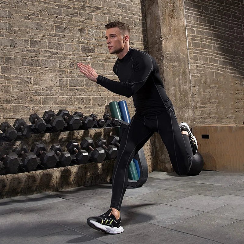 BodyForce Men's Quick Dry Compression Sport T-Shirt – Long Sleeve Gym Top - Activewear | BodyForce UK