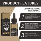 Beard Growth Oil Serum 30ml — Nourish, Soften & Style Your Beard - Beard Care | BodyForce UK