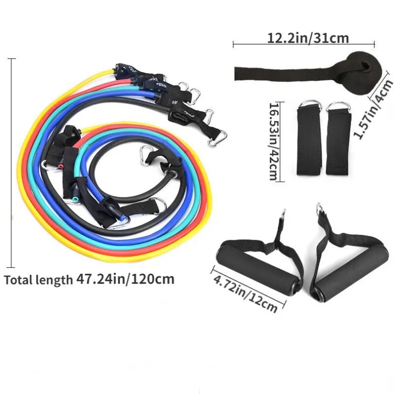 BodyForce 11 - Piece Resistance Band Complete Kit - Equipment | BodyForce UK