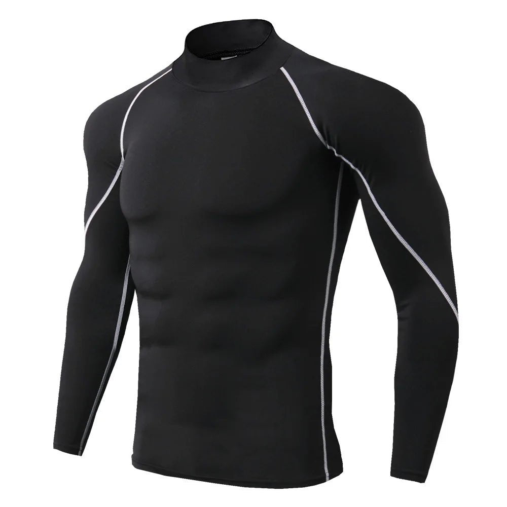 BodyForce Men's Quick Dry Compression Sport T-Shirt – Long Sleeve Gym Top - Activewear | BodyForce UK