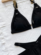 Women's Sexy Black Hollow Bikini Set | Gainant Beach Swimsuit 2026 - Swimwear | BodyForce UK