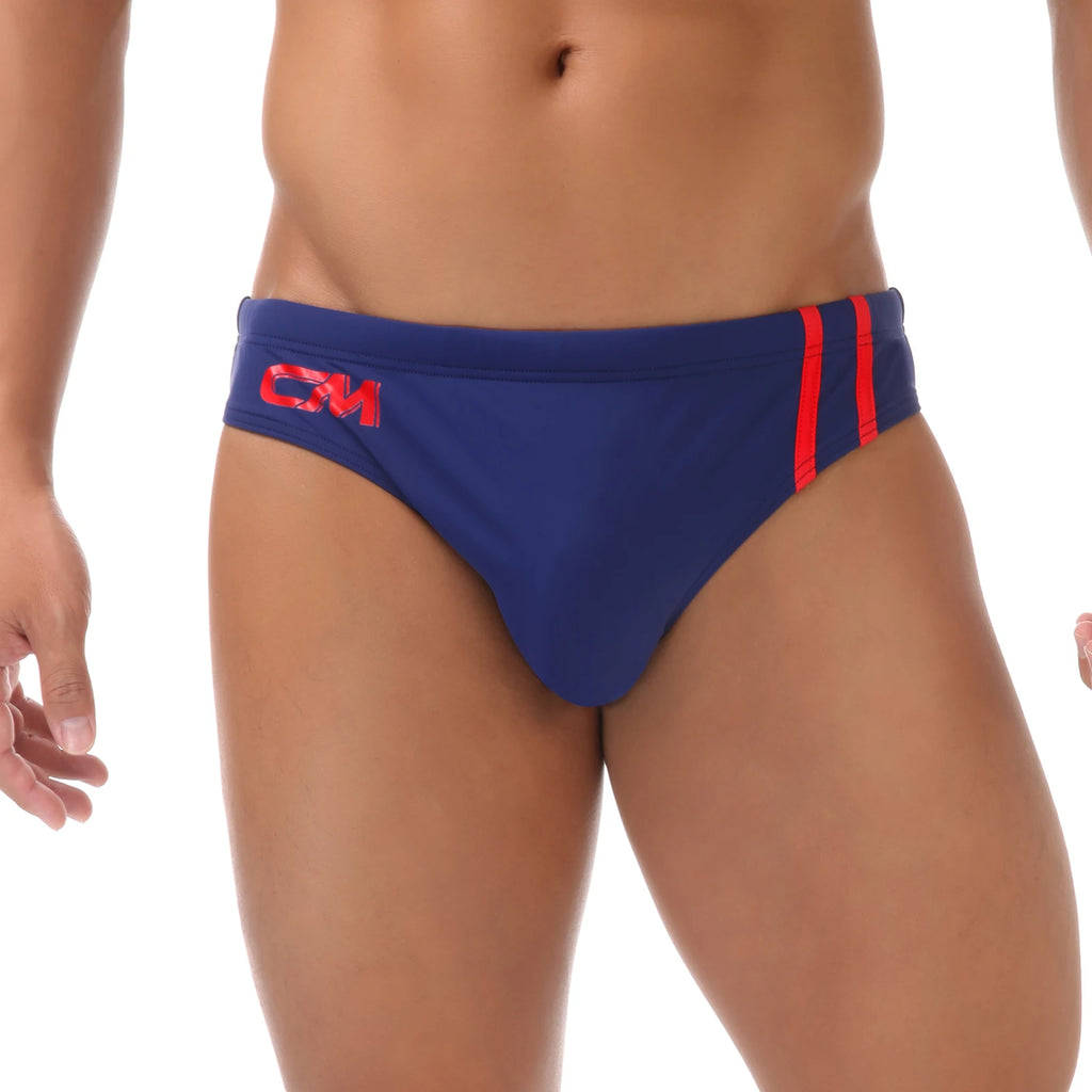 Men's Classic Y2K Swim Trunks | Sexy Beach Swimming Briefs - Swimwear | BodyForce UK