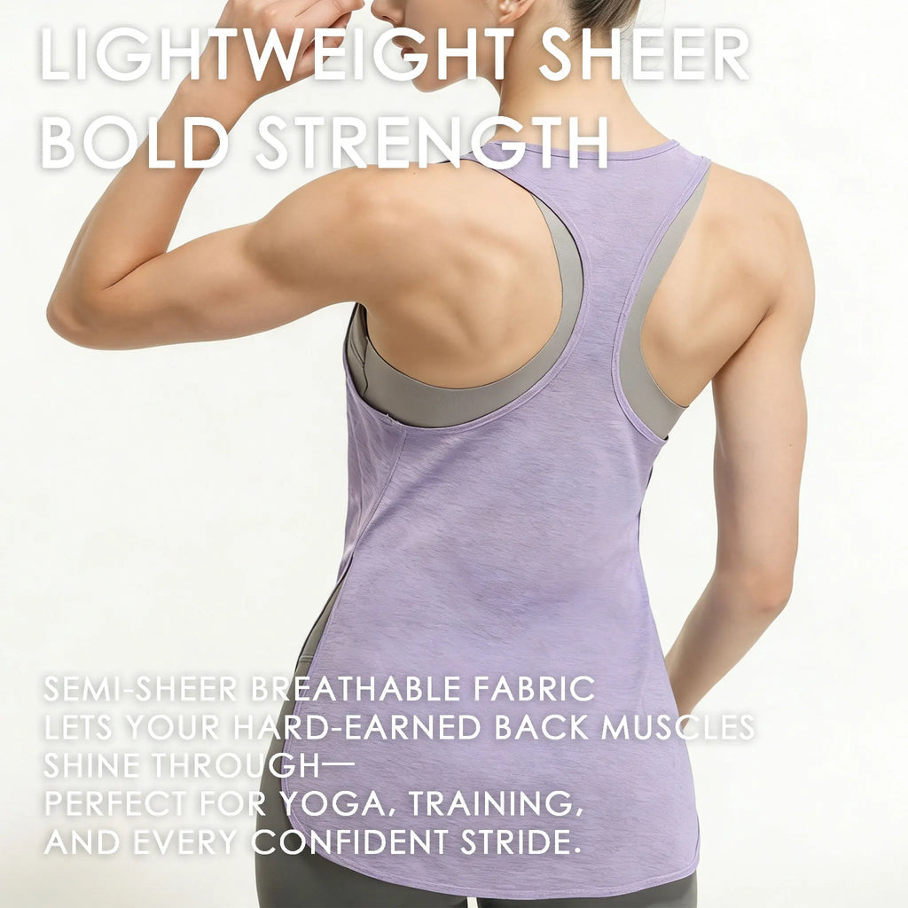 Women's Lightweight Sports Vest | Breathable Running Top for Gym & Fitness - Women's Sportswear | BodyForce UK