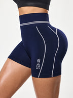 BodyForce Women's High Waist Yoga Shorts – Tummy Control Gym & Fitness Shorts - Activewear | BodyForce UK