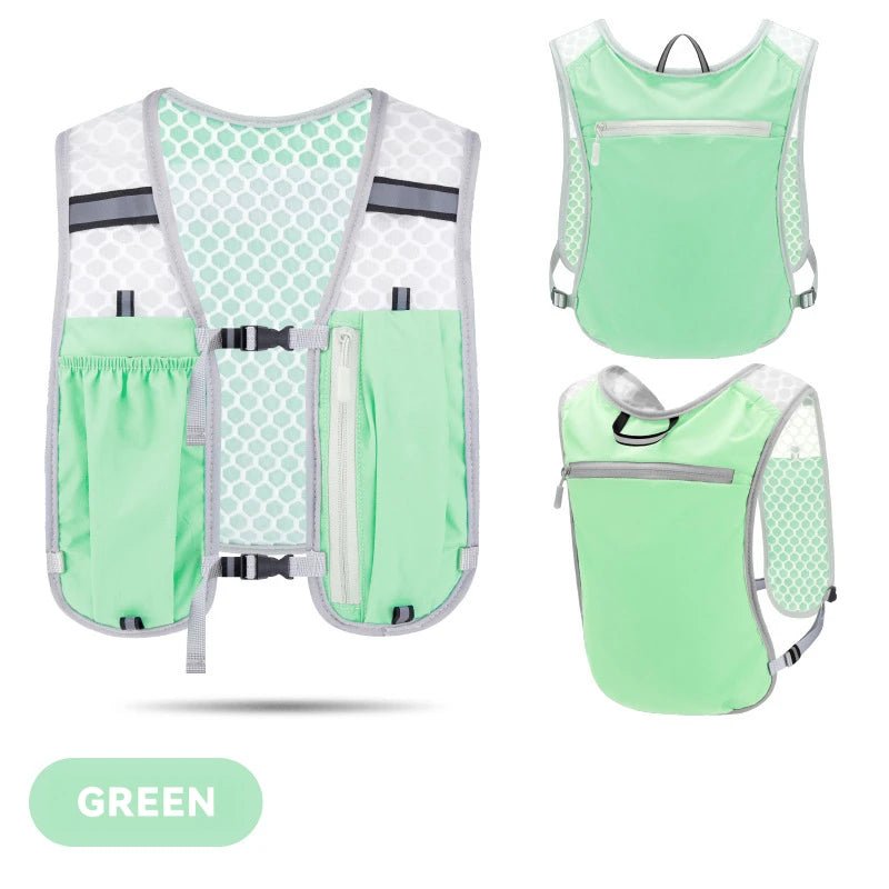 Running Hydration Vest Backpack | Lightweight Water Chest Pack with Phone Pocket - Running Accessories | BodyForce UK