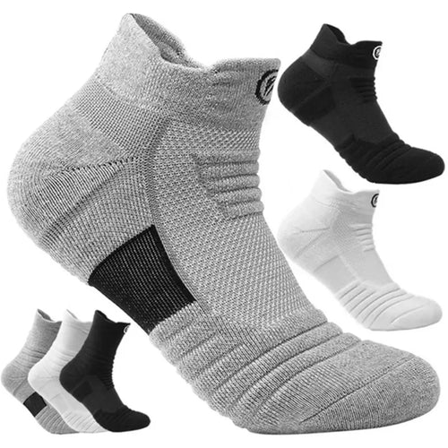 Athletic Sport Socks 3 - Pack | Breathable Cushioned Running & Hiking Socks - Sports Accessories | BodyForce UK