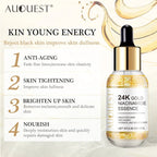 Sérum Visage 24k Or & Acide Hyaluronique —Anti - Âge & Éclat - Soin Visage | BodyForce UK