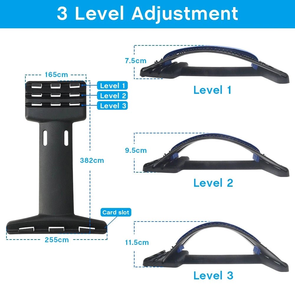 Magnetic Back Stretcher & Posture Support — Lumbar Support & Spine Support & Comfort - Recovery & Wellness | BodyForce UK