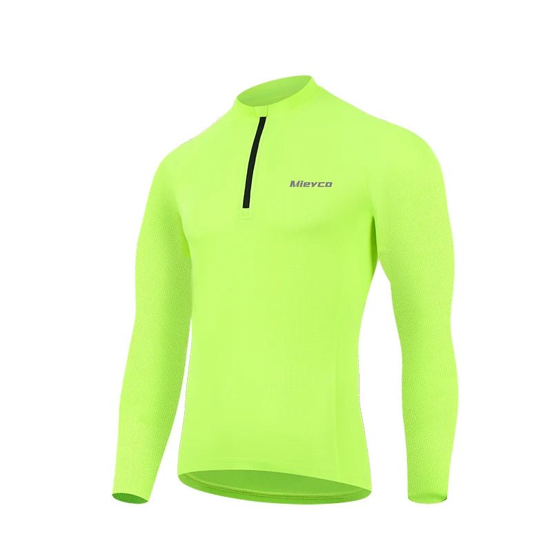 Men's Pro Team Long Sleeve Cycling Jersey | Breathable Bike Maillot - Cycling | BodyForce UK