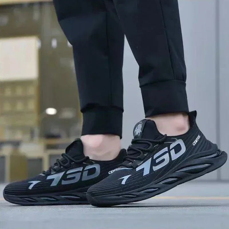 Men's Summer Mesh Running Shoes | Lightweight Breathable Sports Sneakers - Footwear | BodyForce UK