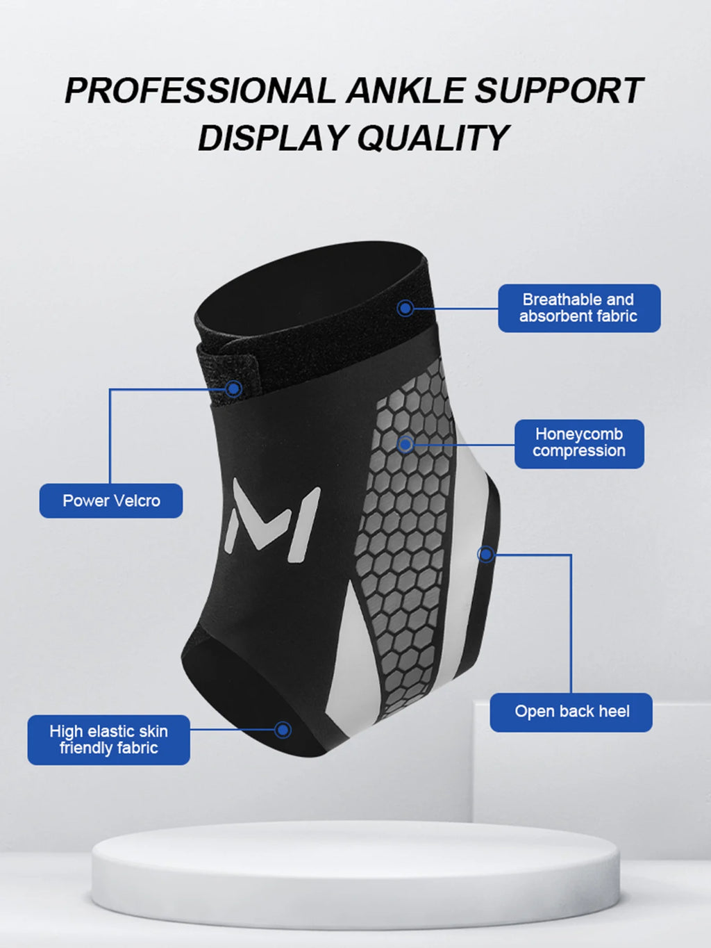 BodyForce Ankle Compression Support Sleeve - Accessories | BodyForce UK