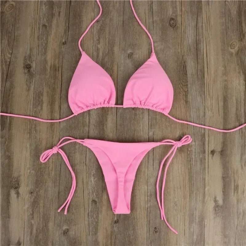 Women's Sexy Thong Bikini Set | Gainant Padded Bra Swimsuit - Swimwear | BodyForce UK