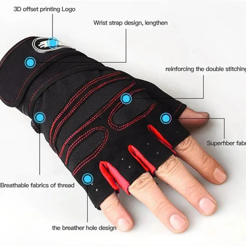 BodyForce Fingerless Fitness Gloves - Gloves | BodyForce UK
