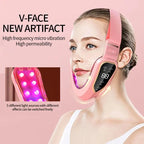 LED Photon Therapy Facial Lifting Massager — V - Face Slimming, Double Chin & Vibration Device - Skin Care Device | BodyForce UK