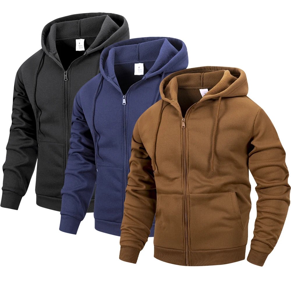 BodyForce Men's Zip - Up Sport Hoodie Jacket – Premium Gym & Casual Sweatshirt - Activewear | BodyForce UK