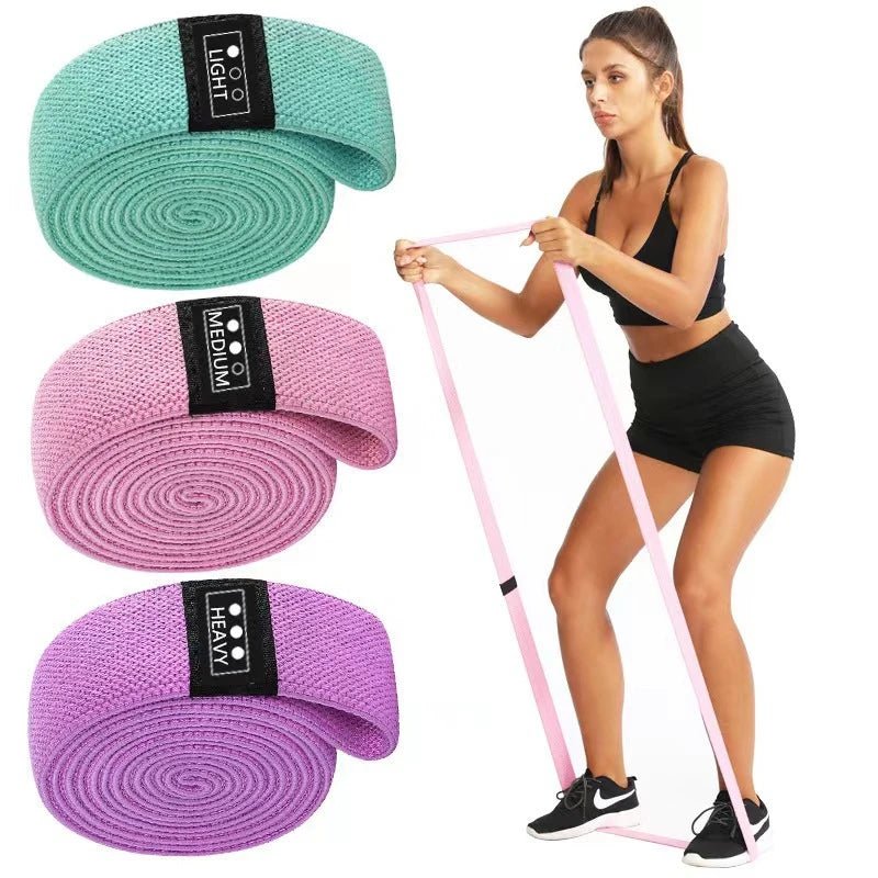 Lot de 3 Bandes de Résistance en Tissu - Fitness & Musculation - Fitness Equipment | BodyForce UK