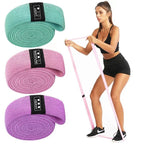 Lot de 3 Bandes de Résistance en Tissu - Fitness & Musculation - Fitness Equipment | BodyForce UK