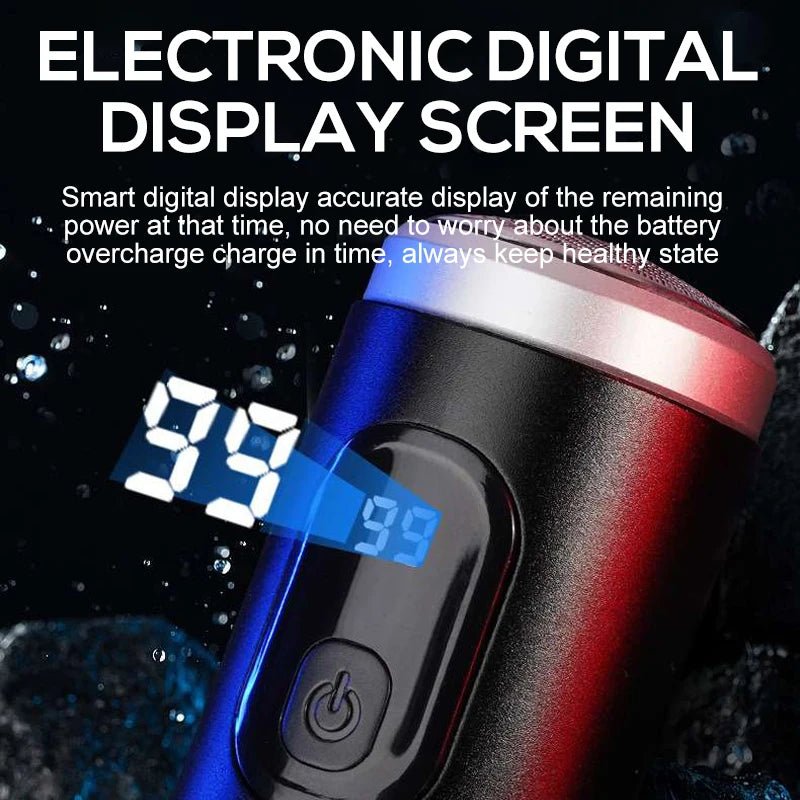 Premium Portable Electric Shaver — Multi - Blade, Aluminium Body & USB - C Charging - Electric Shaver | BodyForce UK