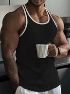 Men's Premium Fitness Tank Top | Breathable Sleeveless Gym Vest - Fitness Apparel | BodyForce UK