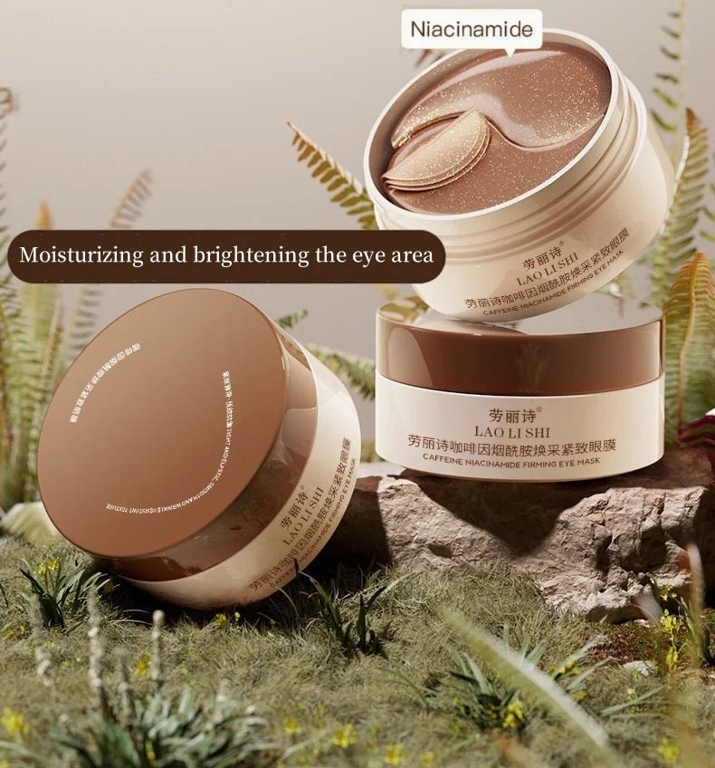 Caffeine & Nicotinamide Eye Masks — 60 Pack | Firming, Moisturising & Radiance Boosting - Eye Mask | BodyForce UK