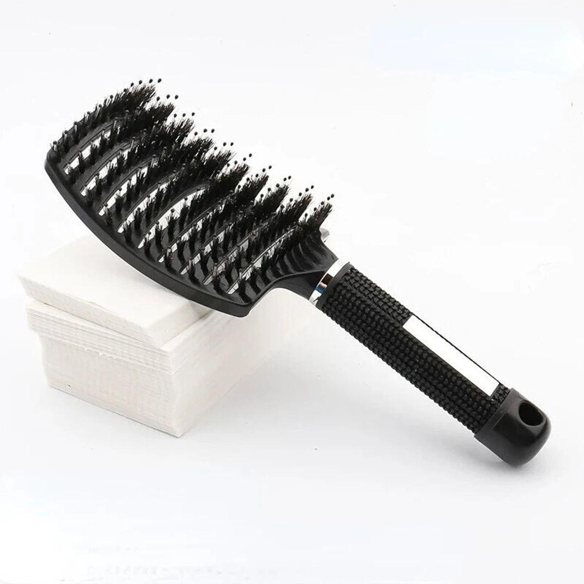 Premium Scalp Massage Hair Brush — Boar Bristle & Nylon for Wet, Curly & All Hair Types - Hair Brush | BodyForce UK