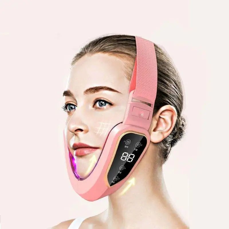LED Photon Therapy Facial Lifting Massager — V - Face Slimming, Double Chin & Vibration Device - Skin Care Device | BodyForce UK