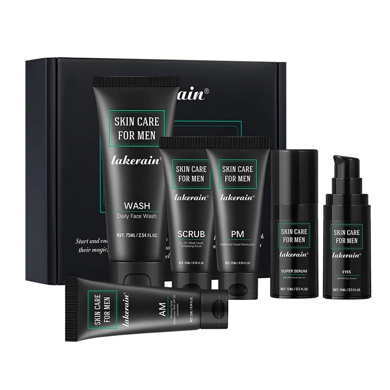 Men's Skin Care Kit - 3 - in - 1 Face Wash, Moisturizer & Eye Cream Set - Skin Care | BodyForce UK