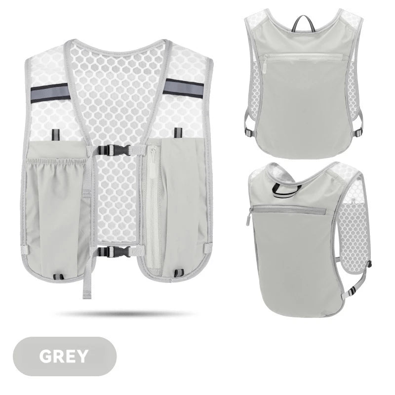 Running Hydration Vest Backpack | Lightweight Water Chest Pack with Phone Pocket - Running Accessories | BodyForce UK