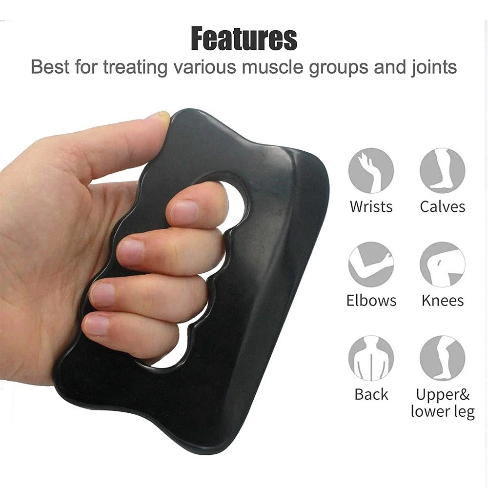 Gua Sha Pierre Bian — Outil de Massage Facial Anti - Âge & Sculpting - Accessoire Beauté | BodyForce UK