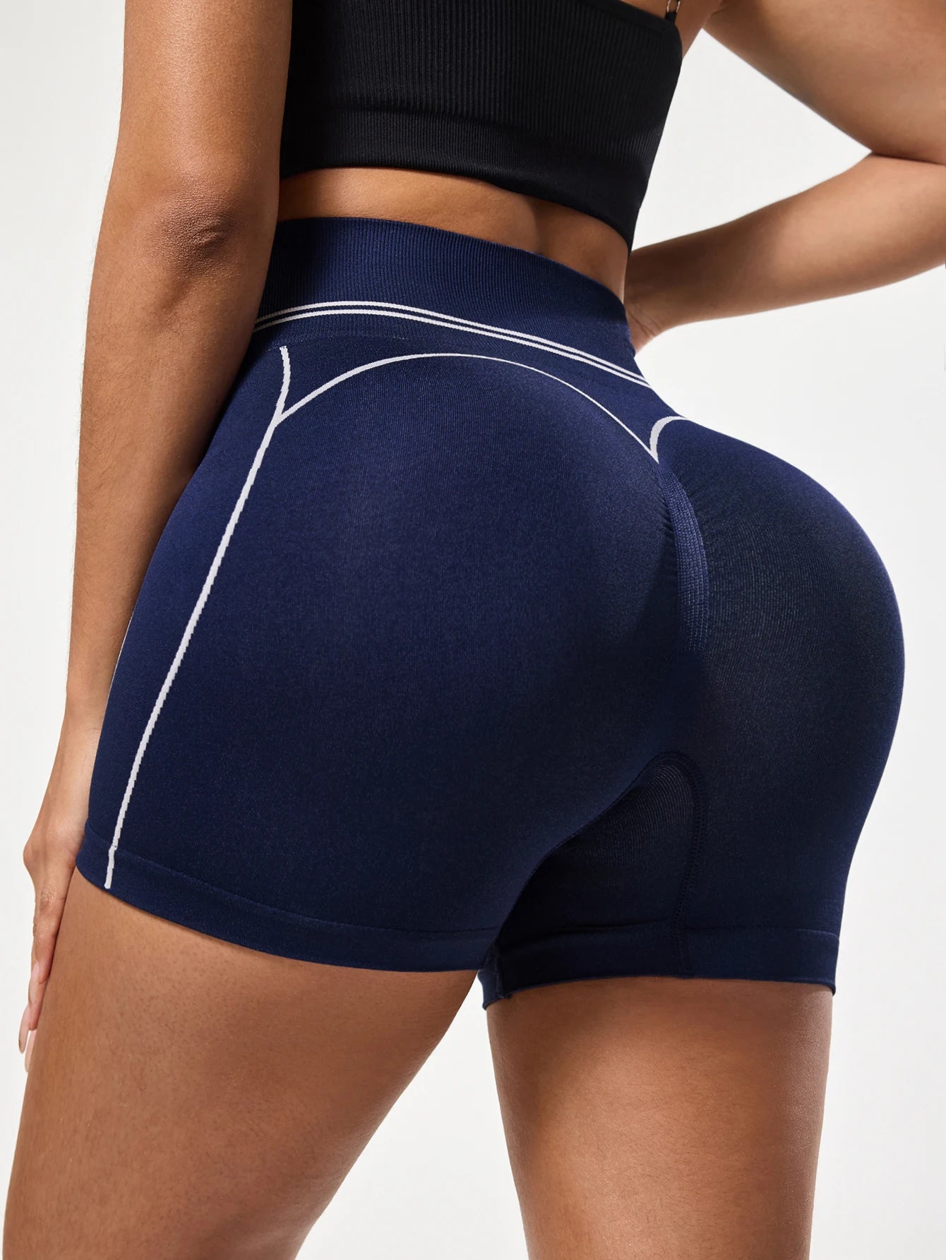 BodyForce Women's High Waist Yoga Shorts – Tummy Control Gym & Fitness Shorts - Activewear | BodyForce UK