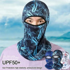 Summer Ice Silk Balaclava — UV Protection Full Face Cover for Cycling, Bike & Outdoor Sports - Sports Accessories | BodyForce UK