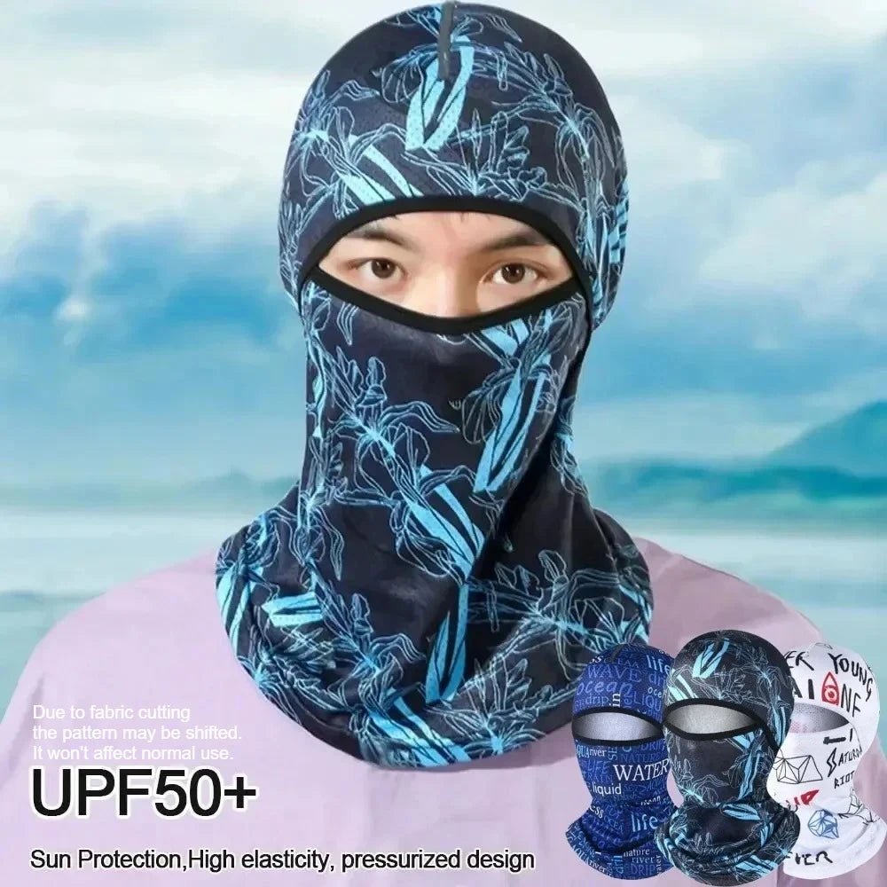 Summer Ice Silk Balaclava — UV Protection Full Face Cover for Cycling, Bike & Outdoor Sports - Sports Accessories | BodyForce UK