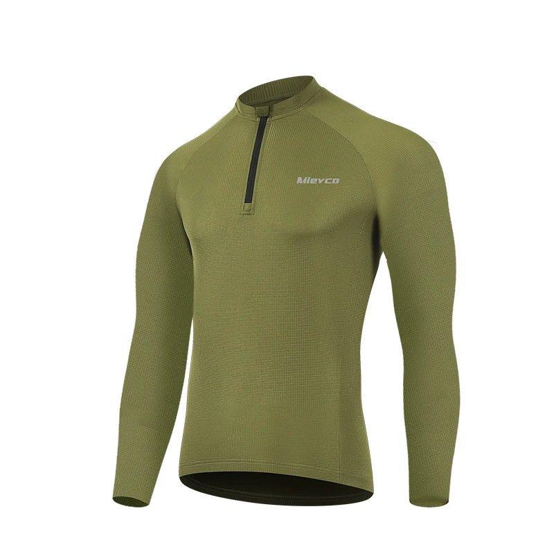 Men's Pro Team Long Sleeve Cycling Jersey | Breathable Bike Maillot - Cycling | BodyForce UK