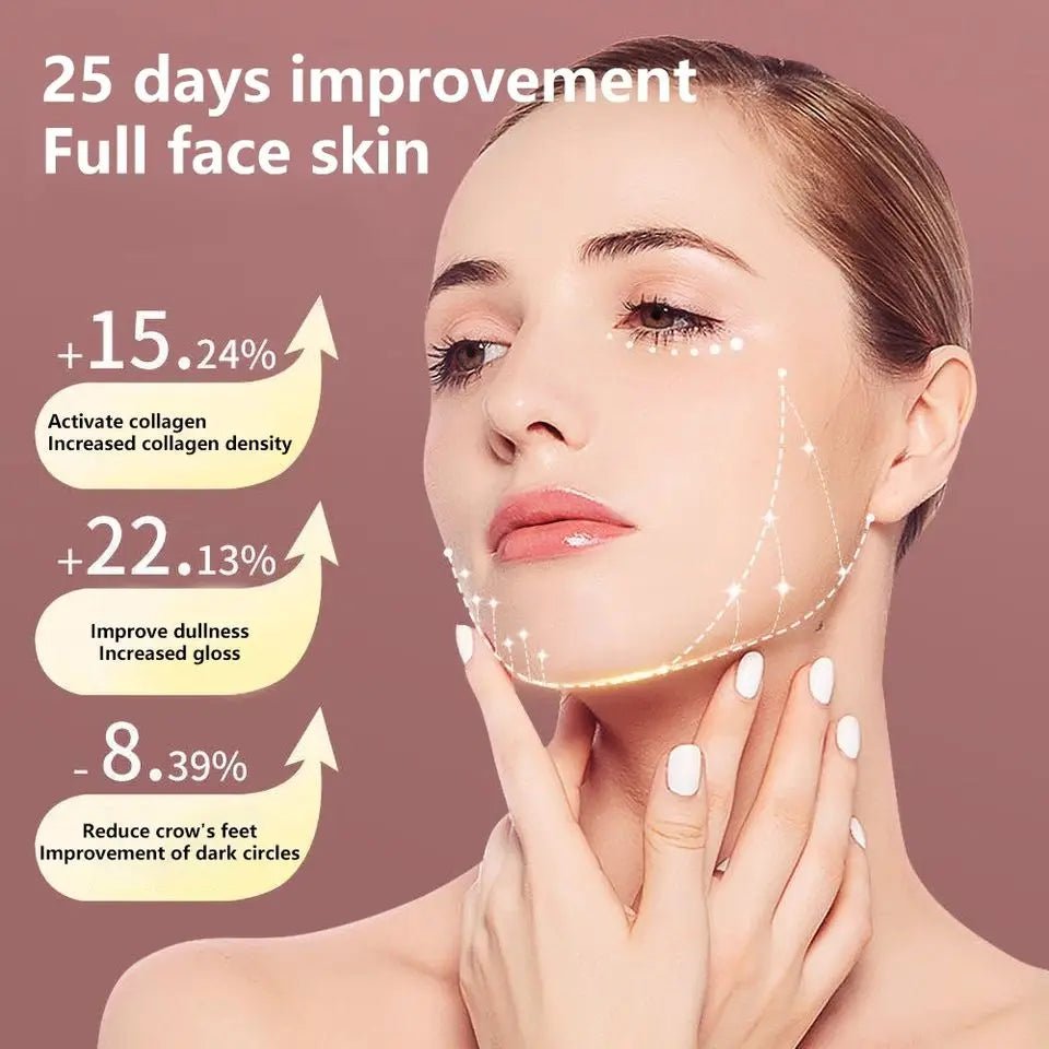 LED Photon Therapy Facial Lifting Massager — V - Face Slimming, Double Chin & Vibration Device - Skin Care Device | BodyForce UK