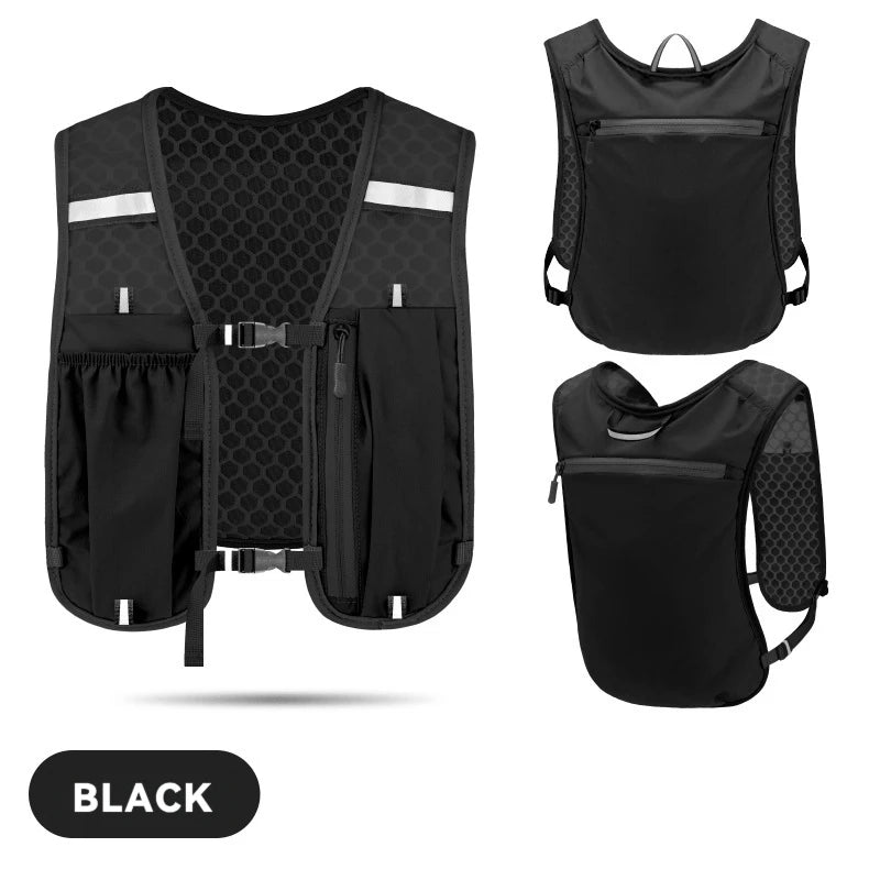 Running Hydration Vest Backpack | Lightweight Water Chest Pack with Phone Pocket - Running Accessories | BodyForce UK