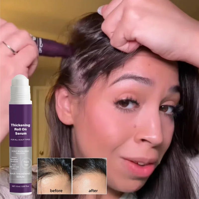Volumising Scalp Serum Roll - On — Moisture & Oil Balance Hair Treatment - Hair Treatment | BodyForce UK