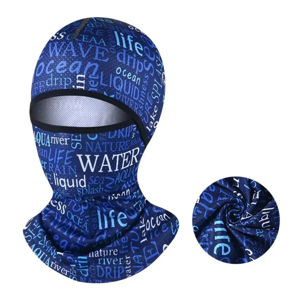 Summer Ice Silk Balaclava — UV Protection Full Face Cover for Cycling, Bike & Outdoor Sports - Sports Accessories | BodyForce UK