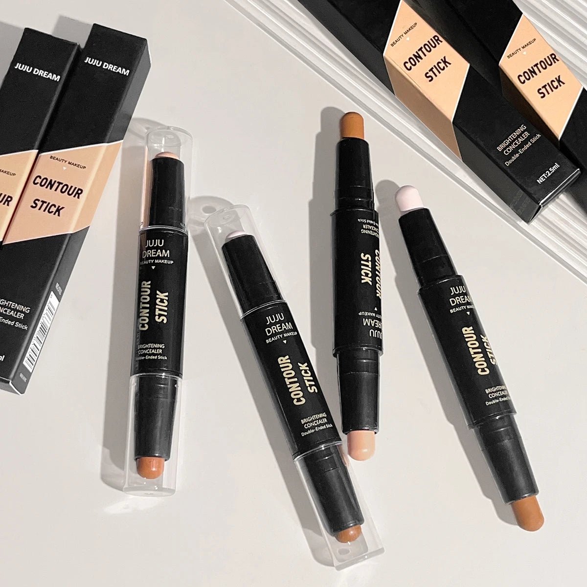 Dual - Ended Contour Stick & Concealer — Long - Lasting Foundation, Dark Circle Support - Makeup | BodyForce UK