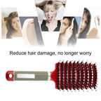 Premium Scalp Massage Hair Brush — Boar Bristle & Nylon for Wet, Curly & All Hair Types - Hair Brush | BodyForce UK